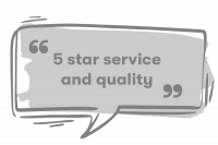 5 star quality and service