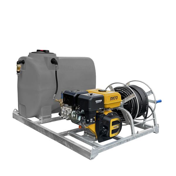 Honda frame mount water blaster skid