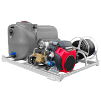commercial water blaster skid
