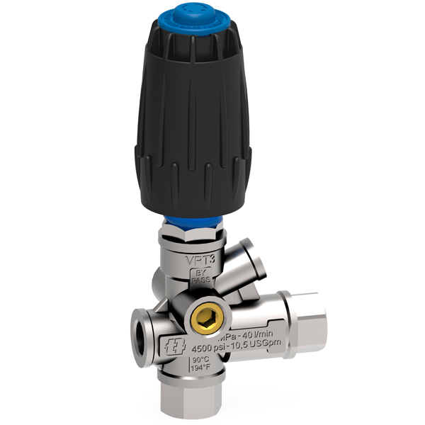 Mecline VRT3 unloader valve Blue Spring Stainless