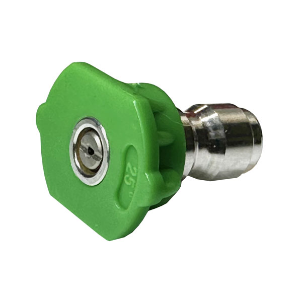 green 25 degree quick connect nozzle tip