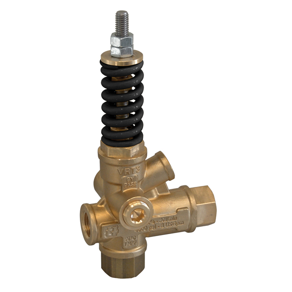 Black Tecomec VRT3 Unloader Valve with pressure port